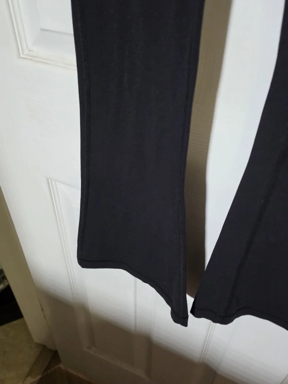 Black Lululemon High-Rise Flare Leggings
